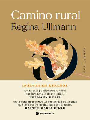 cover image of Camino rural